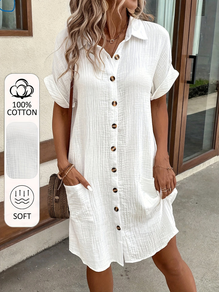 Ann | Elegant Shirt Dress