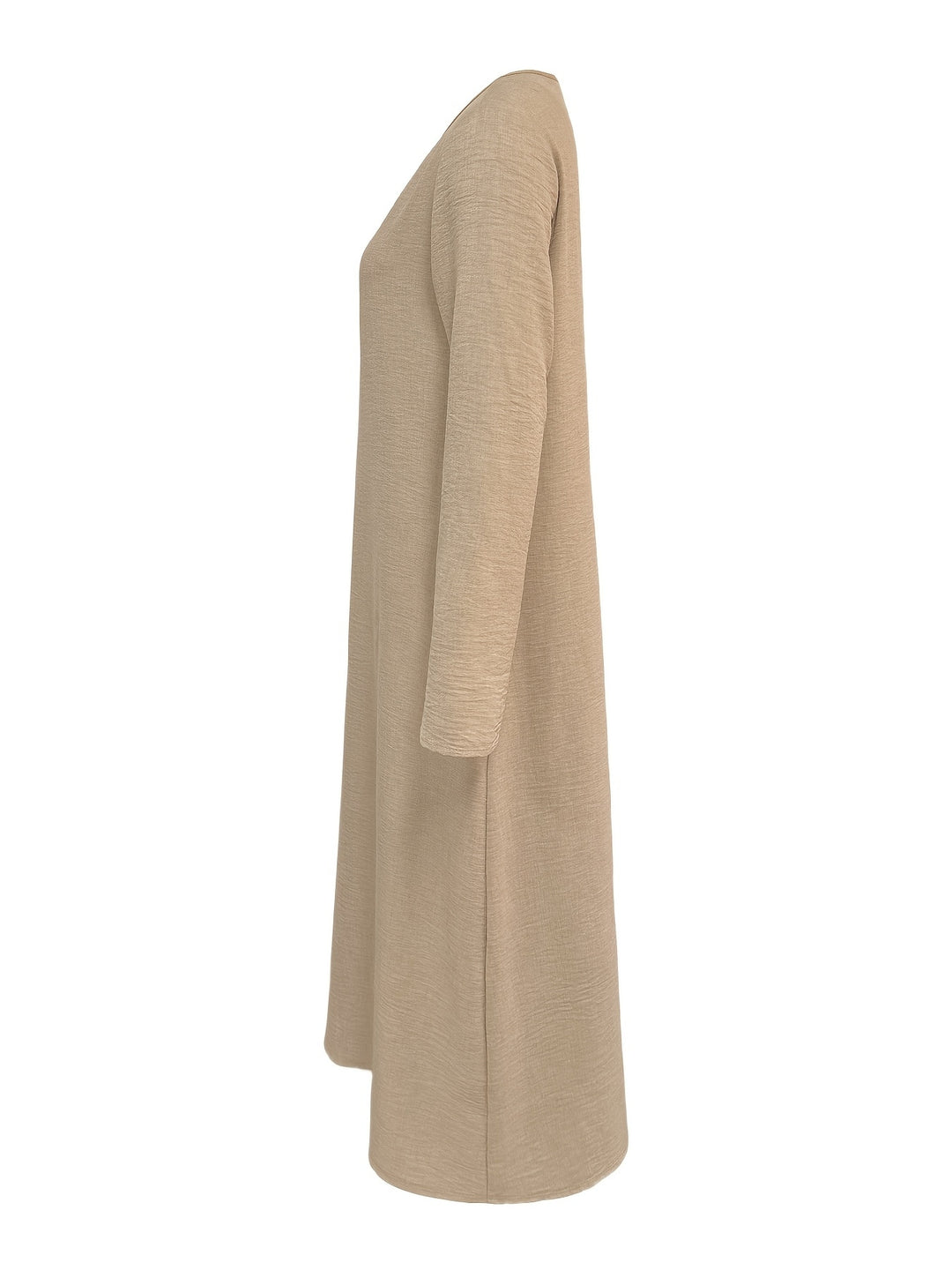 Alana | V-Neck Long Sleeve Solid Color Casual Loose Dress