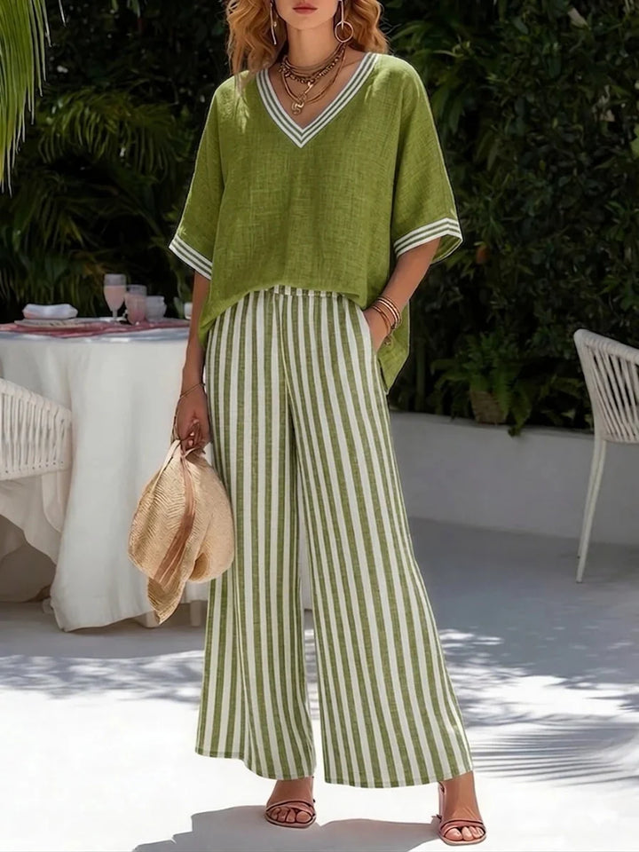 Sienna | Relaxed Striped Two-Piece Set