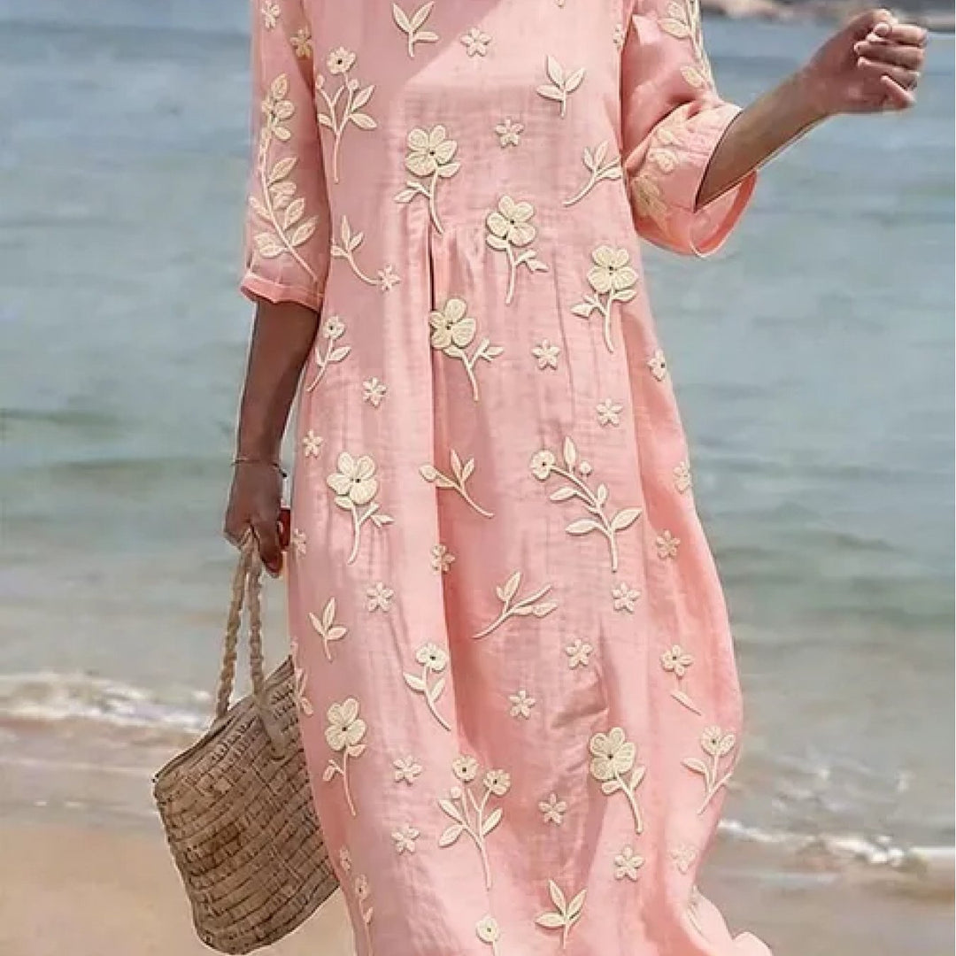 Vivian | Mid-Sleeve Dress