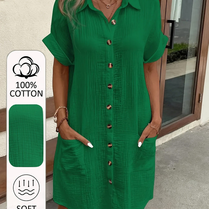 Ann | Elegant Shirt Dress