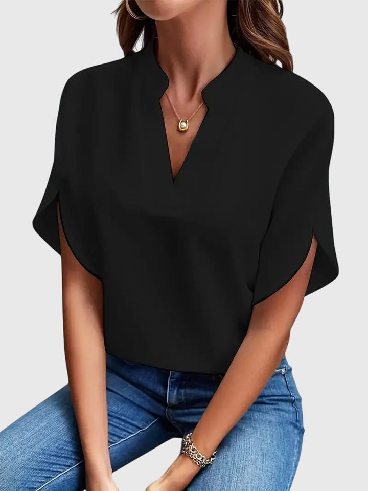 Harper™ | Soft and Elegant V-Neck Shirt