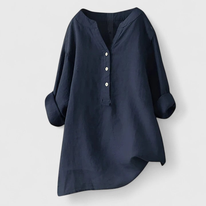 Caroline™ | Elegant Button-Front Shirt
