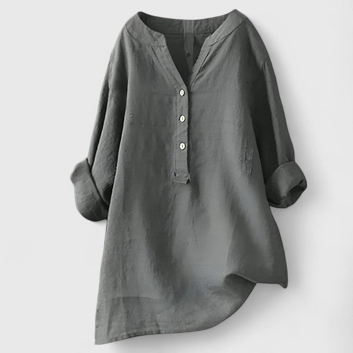 Caroline™ | Elegant Button-Front Shirt