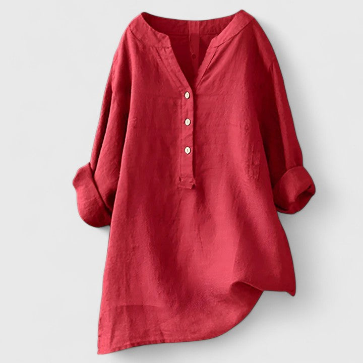 Caroline™ | Elegant Button-Front Shirt