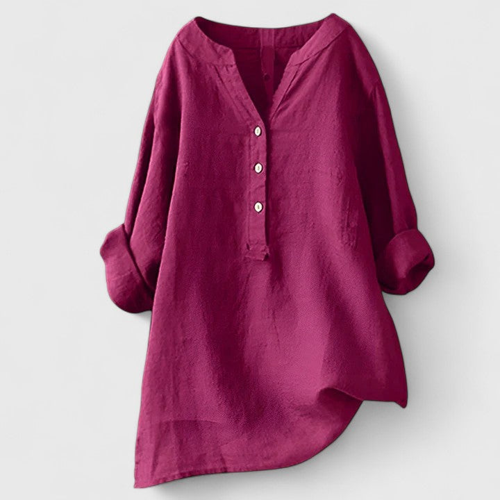 Caroline™ | Elegant Button-Front Shirt