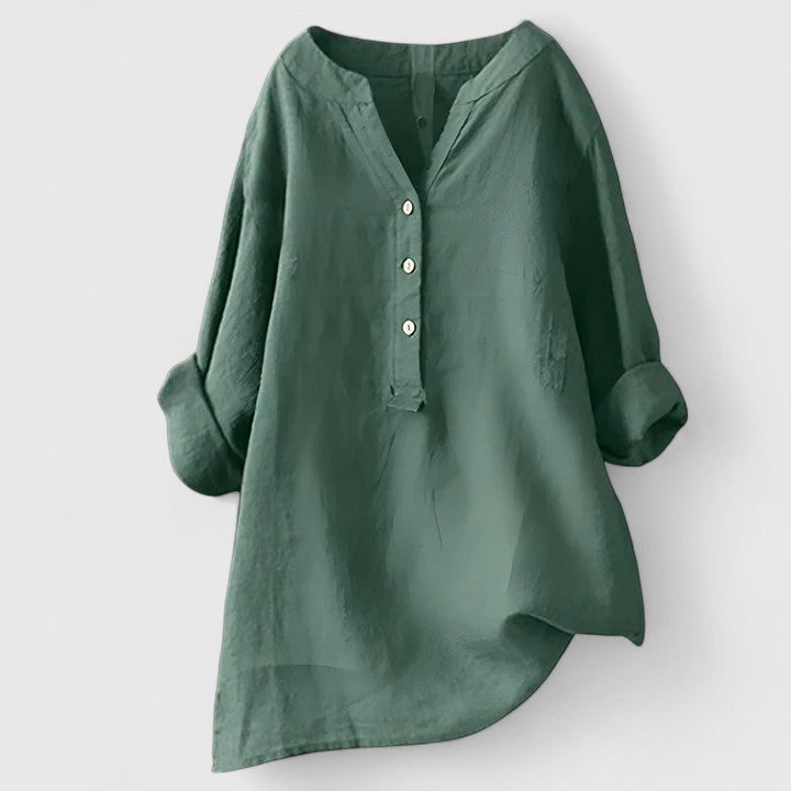 Caroline™ | Elegant Button-Front Shirt