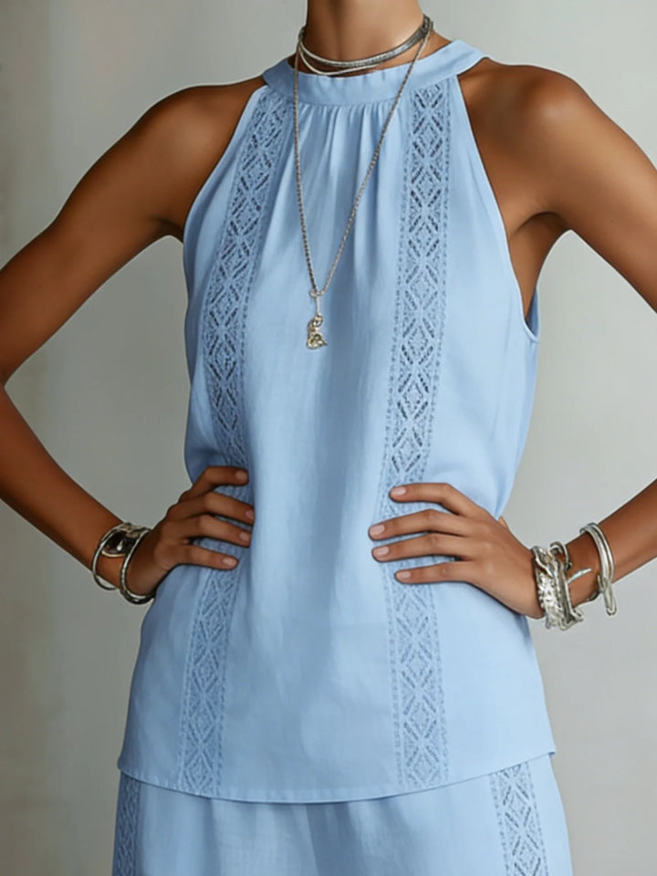 Camilla | Elegant Halter Two-Piece Set