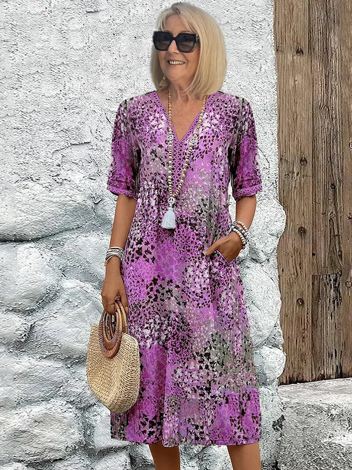 Elara | Vibrant Midi Dress