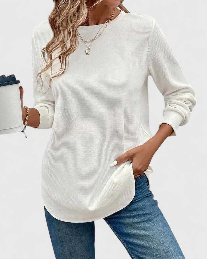 Erica™| Elegant O-Neck Long Sleeve