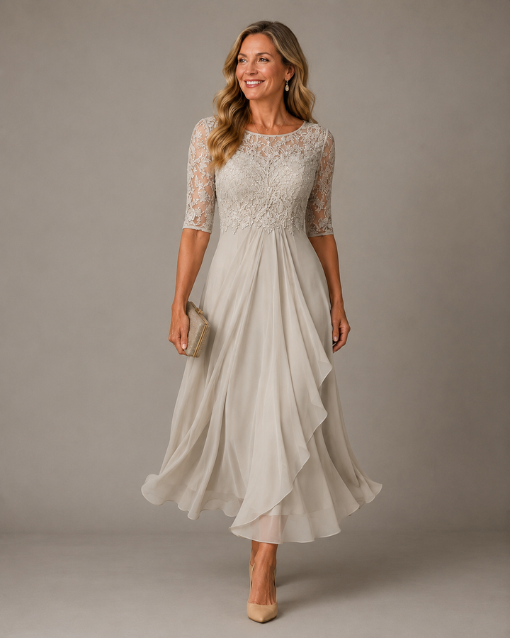 Effie™ Lace Bodice Midi Dress
