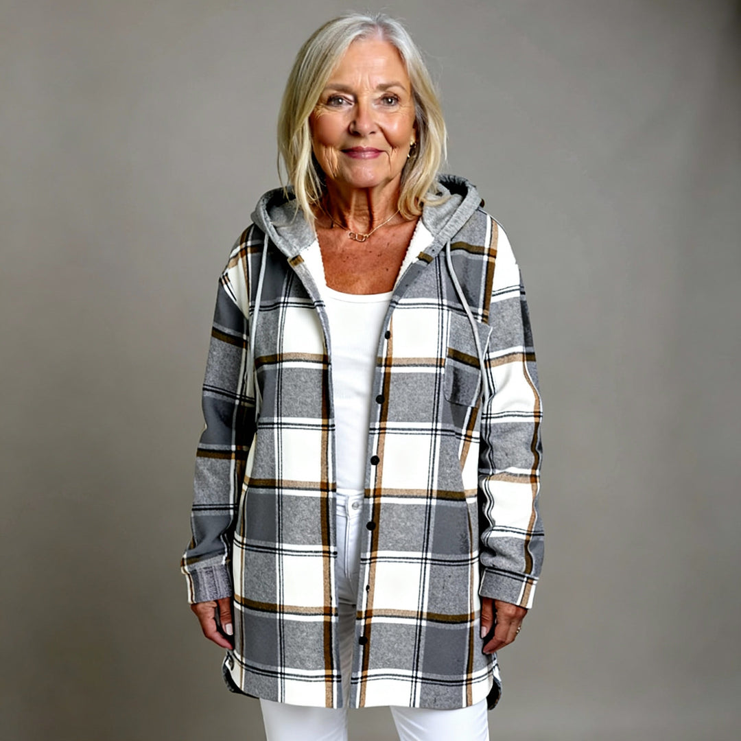 MARTINA | WOMEN'S MESH BUTTON PLACKET JACKET