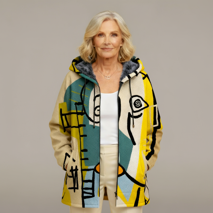 BINDI | LUXURIOUS CARDIGAN WITH ARTISTIC INSPIRATION