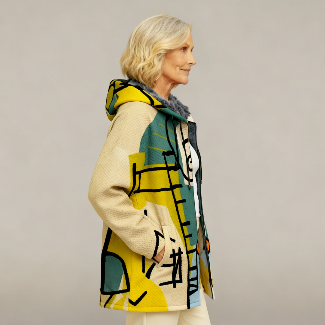 BINDI | LUXURIOUS CARDIGAN WITH ARTISTIC INSPIRATION