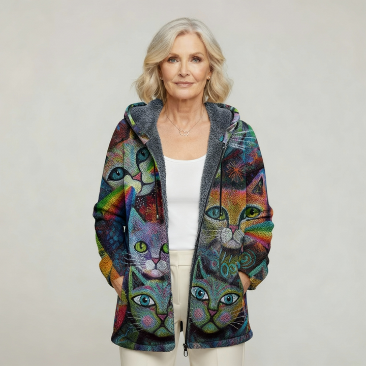 KALANOS | LUXURIOUS CARDIGAN WITH ARTISTIC INSPIRATION