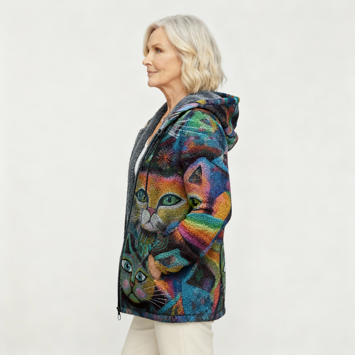 KALANOS | LUXURIOUS CARDIGAN WITH ARTISTIC INSPIRATION
