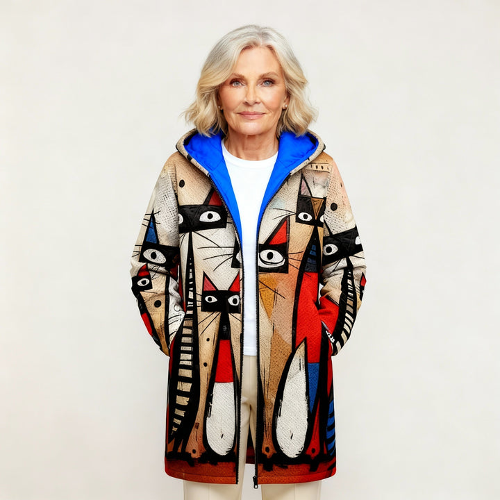 LOWANNA | LUXURIOUS CARDIGAN WITH ARTISTIC INSPIRATION