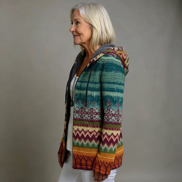 JEDDA | LUXURIOUS CARDIGAN WITH ARTISTIC INSPIRATION