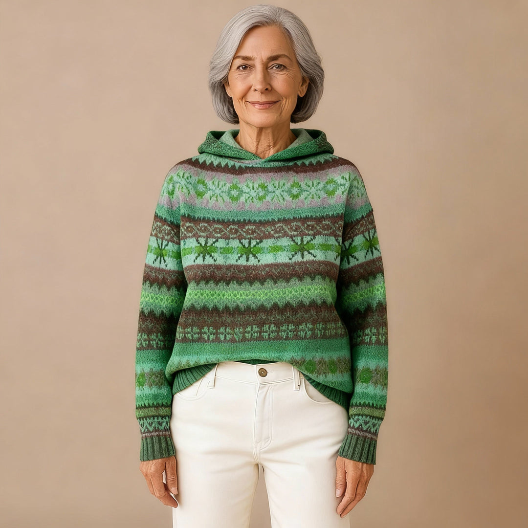 GABY | ETHNIC RETRO HOODIE