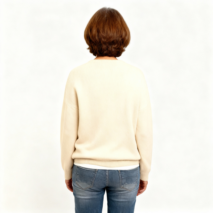 FLORENCE | CASUAL ROUND NECK SANTA REINDEER VINTAGE JUMPER FOR WOMEN