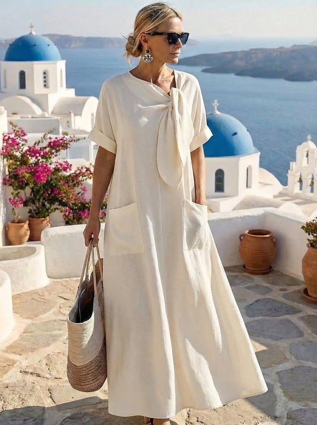 Claire™ Elegant Dress with Pockets