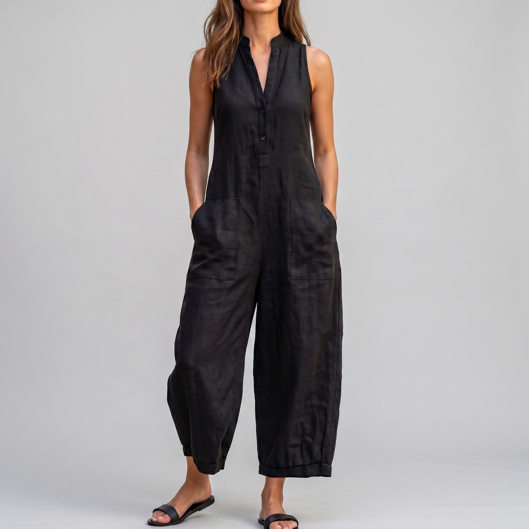 Harper | Sleeveless Wide-Leg Jumpsuit