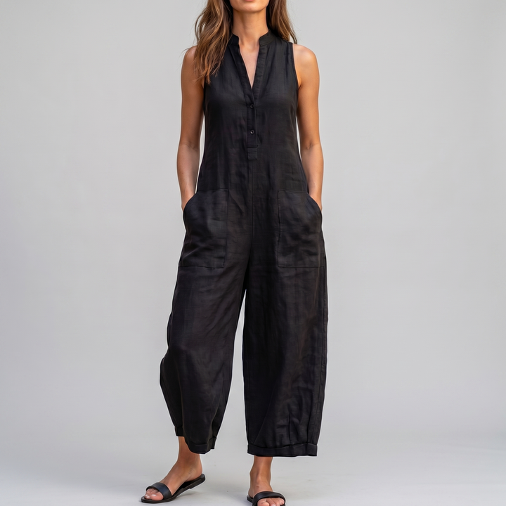 Harper | Sleeveless Wide-Leg Jumpsuit
