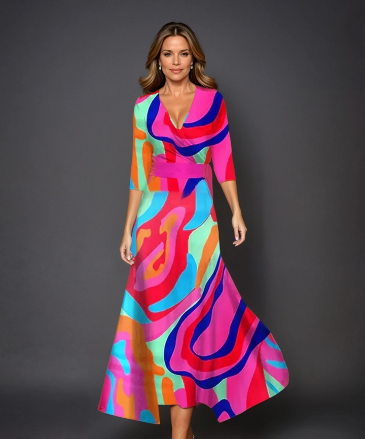 Ysa | Chic Dress with Floral Print