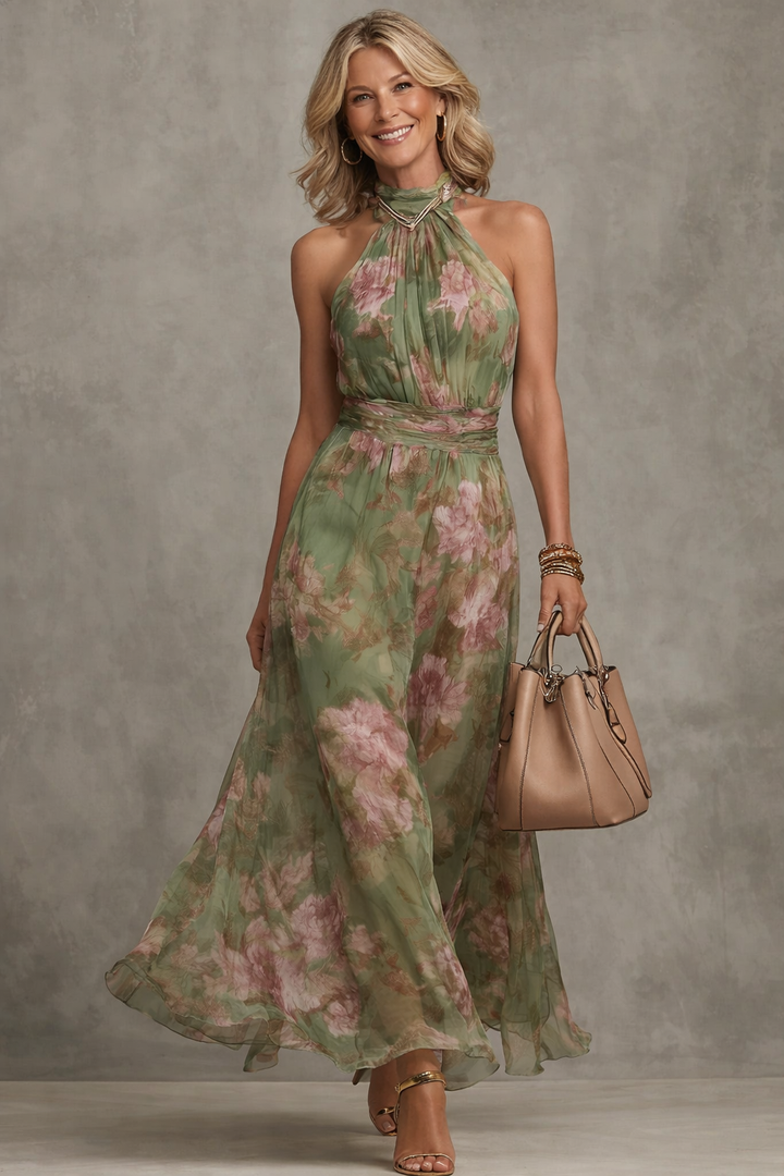 Sara™ Elegant Floral Dress