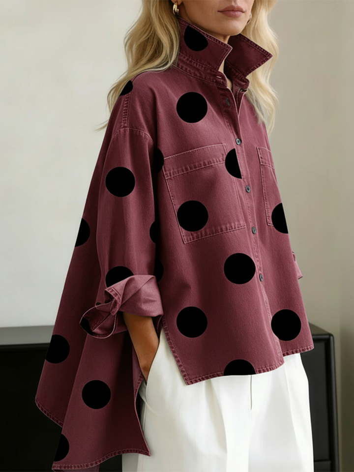 Peggy™ — Polka Dot Overshirt