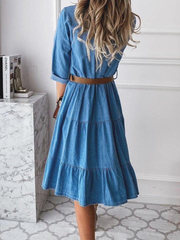 Barbara | Casual Elegant Denim Dress
