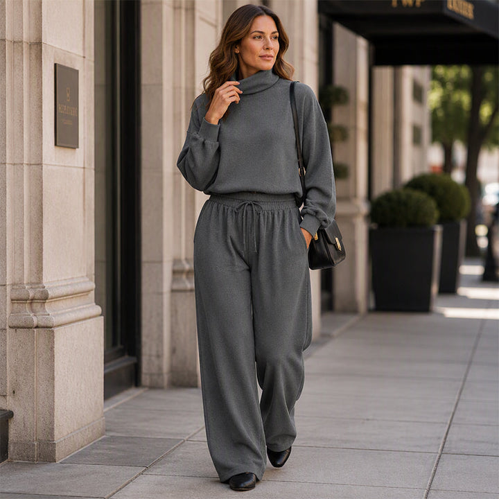 Dolores™ Turtleneck Wide-Leg Two-Piece Set