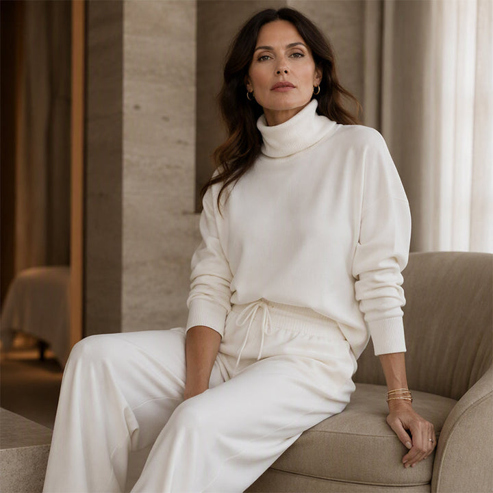 Dolores™ Turtleneck Wide-Leg Two-Piece Set
