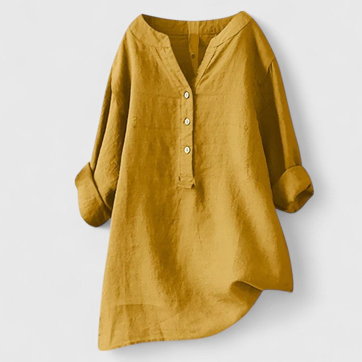 Caroline™ | Elegant Button-Front Shirt